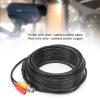Naroote BNC Cable, Camera Cable with Stable Transmission, Black PVC Video Cable for Security Cameras (30 m/98.4 ft) view 2