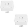 GLEAVI 2-Pack Outdoor Junction Boxes for Camera Cable Connections view 1