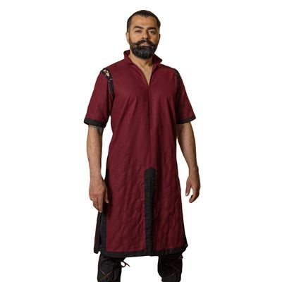 Burgschneider Dungeons & Dragons Fighter Tunic, Burgundy/Black