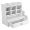 Marker Organizer with Drawer, Large Plastic Pen Holder view 1