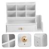Marker Organizer with Drawer, Large Plastic Pen Holder view 4