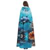 EdWal Beautiful Underwater World Dolphin Cloak with Coral Print, Unisex Adult Costume view 4