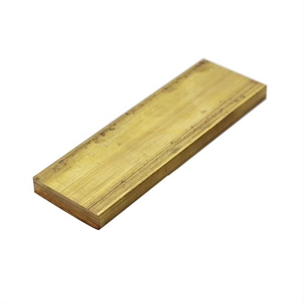 100/150/500 mm Long Brass Plate, 3/4/5/6/8/10 mm Brass Flat Bar Block, Metal Brass Sheet for Craft Projects (150 mm x 3 x 45 mm)