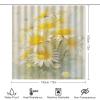 4-Piece Sunflower Bathroom Set with Shower Curtain view 2