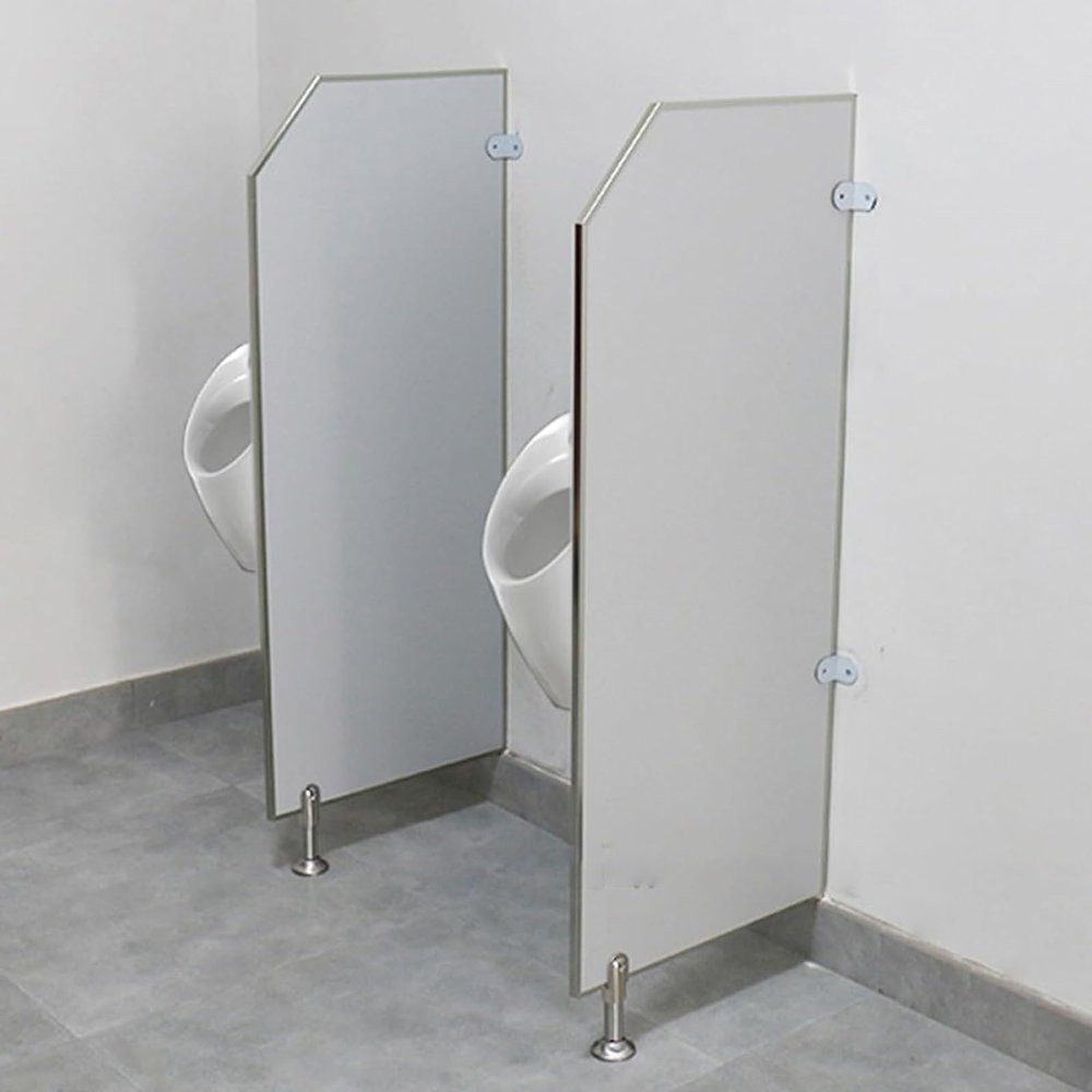 Urinal Privacy Screen, Wall-Mounted Partition, Extension, 2 Pieces