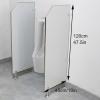 Urinal Privacy Screen, Wall-Mounted Partition, Extension, 2 Pieces view 2