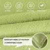 Milk Velvet Quilted Bed Skirt and Bedspread Set with 2 Pillowcases, Pink, Super King 180 x 200 cm view 3