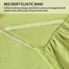 Milk Velvet Quilted Bed Skirt and Bedspread Set with 2 Pillowcases, Pink, Super King 180 x 200 cm view 4