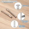 PATIKIL 20-Pack Phillips Furniture Connector Screws M4 x 50 mm Flat Head view 3