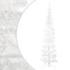 puraday Artificial Half Christmas Tree, White, 240 cm view 1