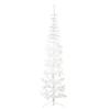 puraday Artificial Half Christmas Tree, White, 240 cm view 3