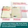 Adjustable Book Cover with Cute Cat Floral Pattern view 3