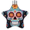 Christmas Star Ornament, Sugar Skull Print, Shimmering Plastic and Aluminum Hanging Decoration view 1