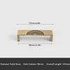 ERERE Solid Brass Cabinet Handles, Drawer Pulls, Kitchen Handles, Brown, 96 mm/3.8 in view 2