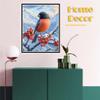 Winter Bird Paint by Numbers Kit, 50 x 65 cm, Unframed view 2