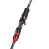 zhuyanbo007 Baitcasting Fishing Rod, 2.1 m, 3.3 lb, Ultralight Carbon Fiber, 4-Piece, EVA Handle view 2