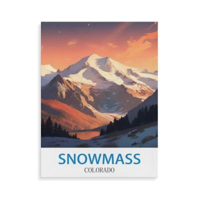 BEAYODKP Snowmass Colorado Paint by Numbers Kit, 30 x 40 cm