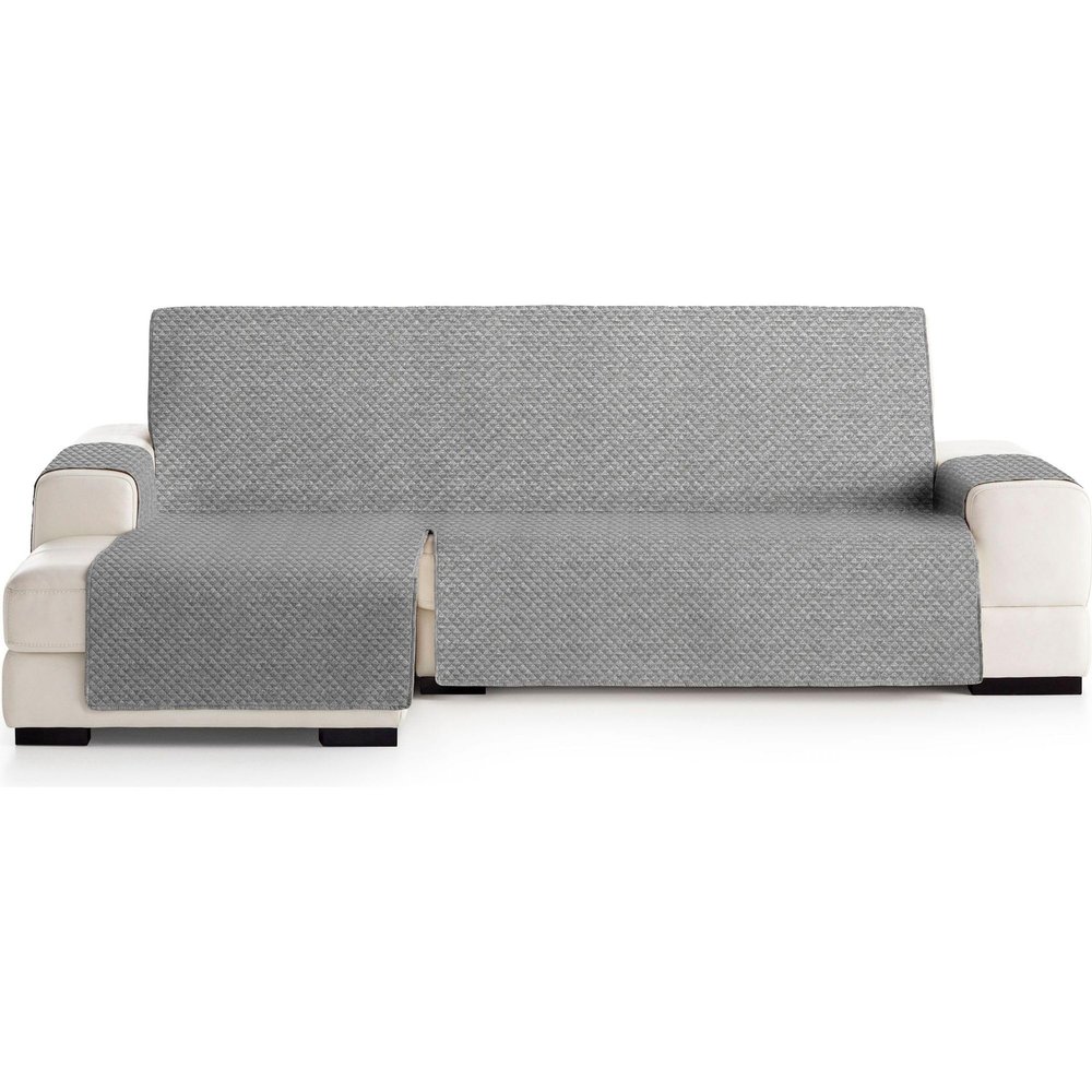 ECOMMERC3 Gray Chaise Lounge Sofa Cover, Left/Right, Adjustable and Easy to Install