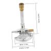 Portable Zinc Alloy Bunsen Burner Gas Head view 2