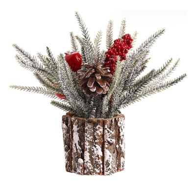esmen Mini Christmas Tree, Wooden Tabletop Decoration
