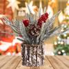 esmen Mini Christmas Tree, Wooden Tabletop Decoration view 4