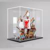 Acrylic Display Case for LEGO 76440 Triwizard Competition Model, Clear Box with Black Base view 1