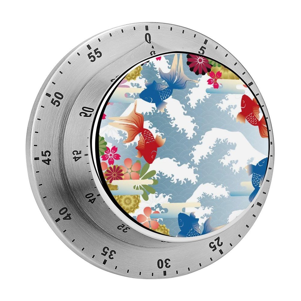 Japanese Wave Carp Kitchen Timer