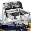 QUSYZD Wall-Mounted Folding Sink with Lid for Boats and RVs view 1