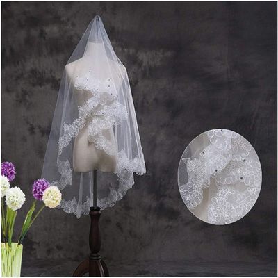 YTGHBIML 120 cm Vintage Lace Bridal Veil