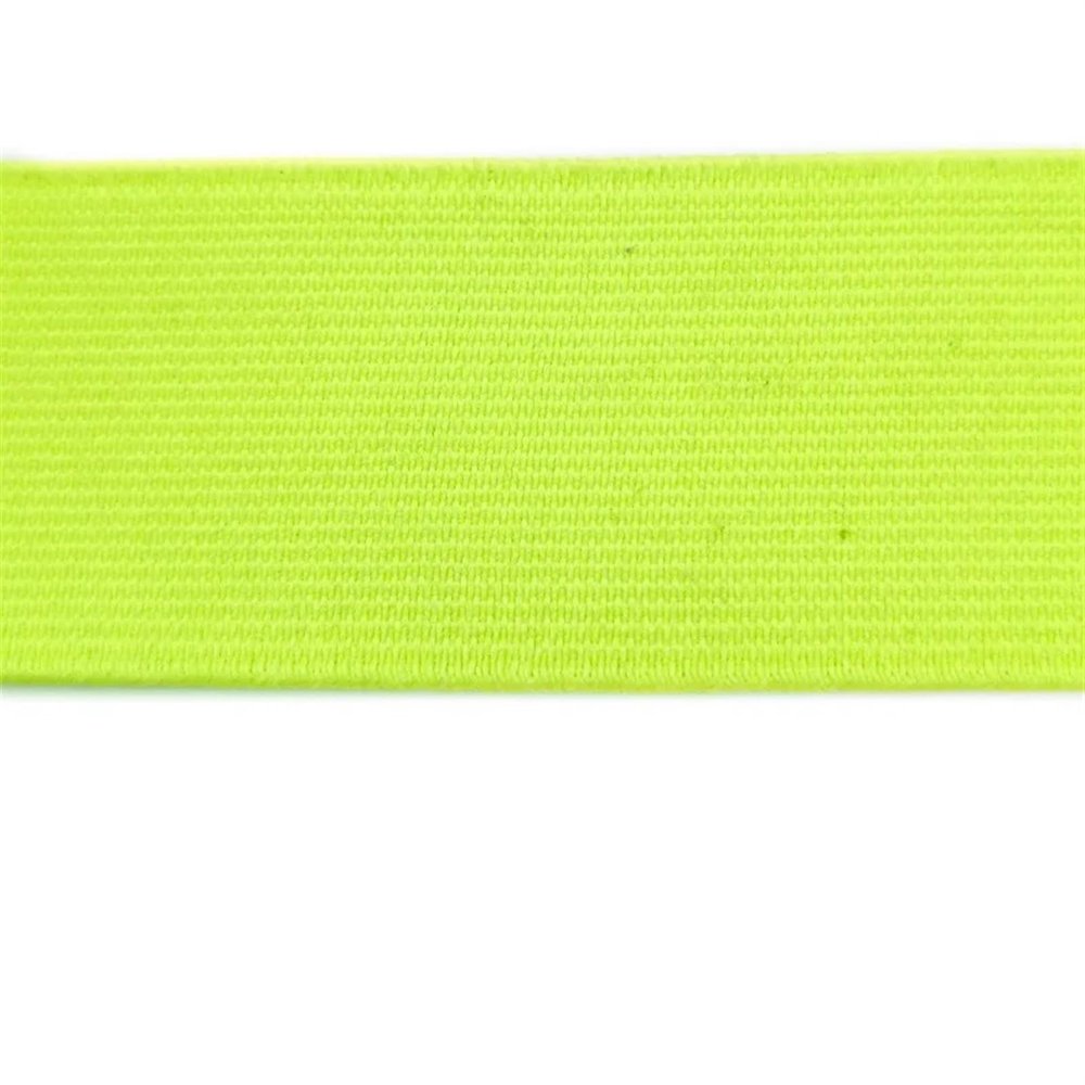 WJLYDM Elastic Sewing Band, 25 mm Wide, 1 m, Bright Green