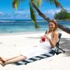Tewzafiya Lightweight Reclining Beach Chair, Foldable view 2