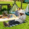 Tewzafiya Lightweight Reclining Beach Chair, Foldable view 3