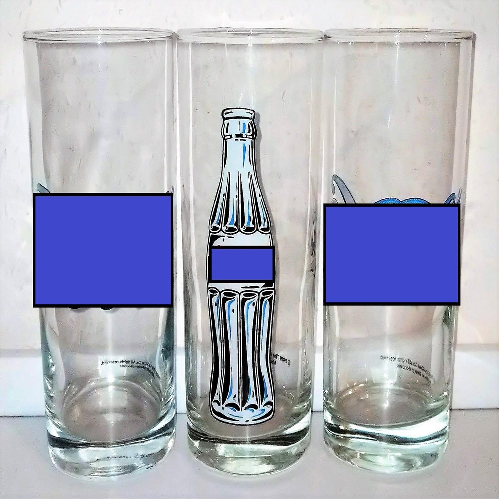 Rahm & Angie's StrickZauber sells: 3 collectible glasses, 0.3 L