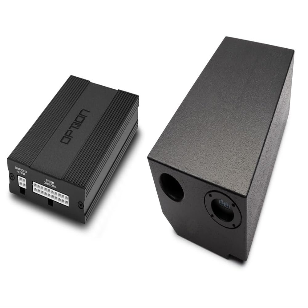 Option Sound System V1 for FIAT Ducato Series 9 – Plug & Play DSP Sound Upgrade with Vehicle-Specific Subwoofer