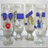 1989 Retro/Vintage Drinking Glasses, Set of 4, 0.3 L Each view 1