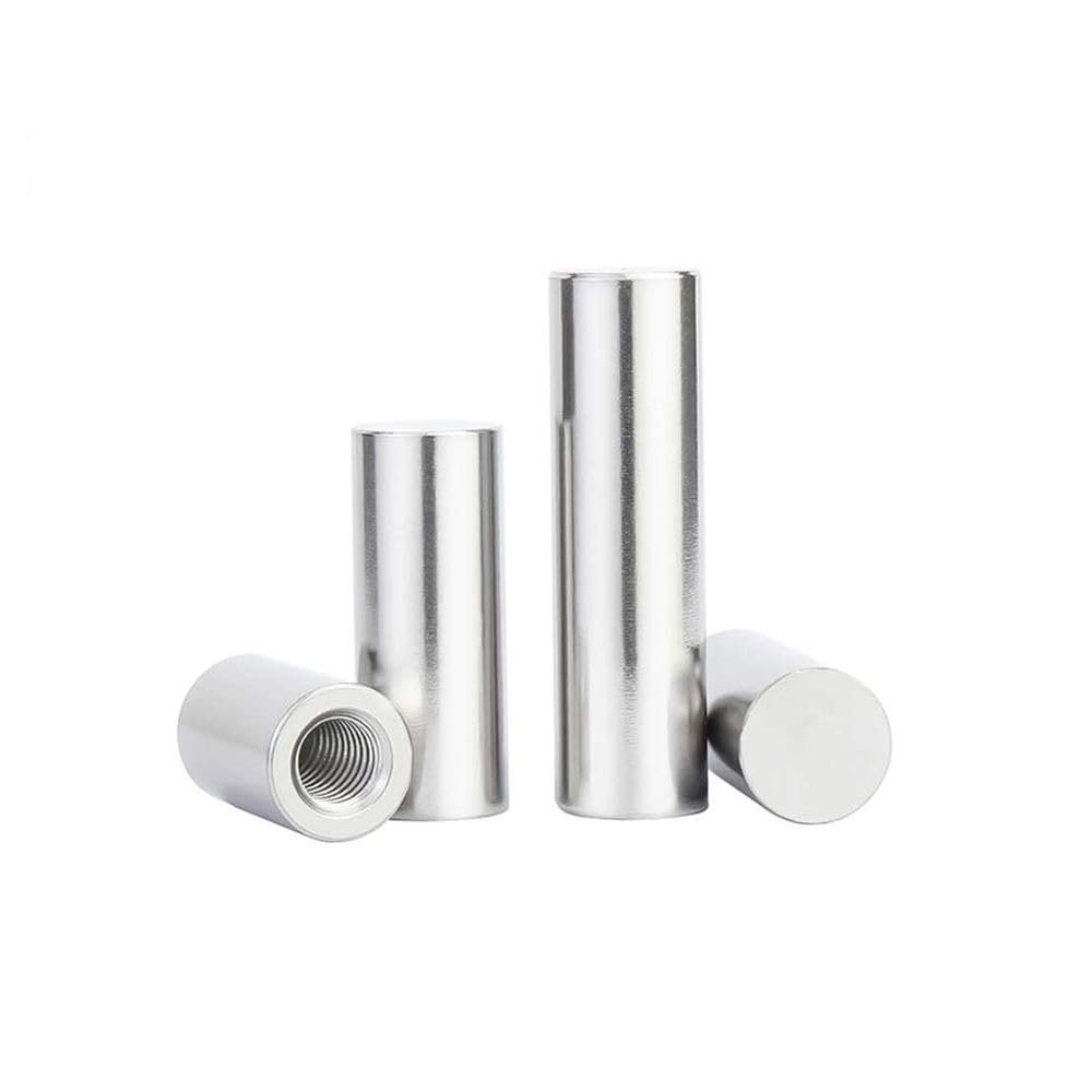 2-Pc. 10 × 40 mm M6 Stainless Steel 304 Internally Threaded Pins