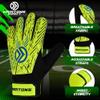 Hamtons Professional Goalkeeper Gloves, Durable Grip, Non-Slip Design with Finger Protection, Breathable and Comfortable Fit for Adults and Children, Ideal for Matches and Training (Yellow, Size 6) view 3