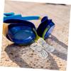 MOBUTOFU Swimming Goggle Buckles, 4 Pieces, Black Plastic, Universal view 3