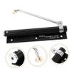 IWOWHERO Automatic Door Closer with Buffer Design, Aluminum Alloy, Black, for Outward-Opening Doors at Home and in Offices view 3