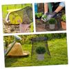 OFFSCH 2-Pack Removable Iron Plant Protection Cloches, Space-Saving, Black view 2