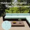 Waterproof Outdoor Sofa Cushion Cover, 133 × 65 × 10 cm view 2