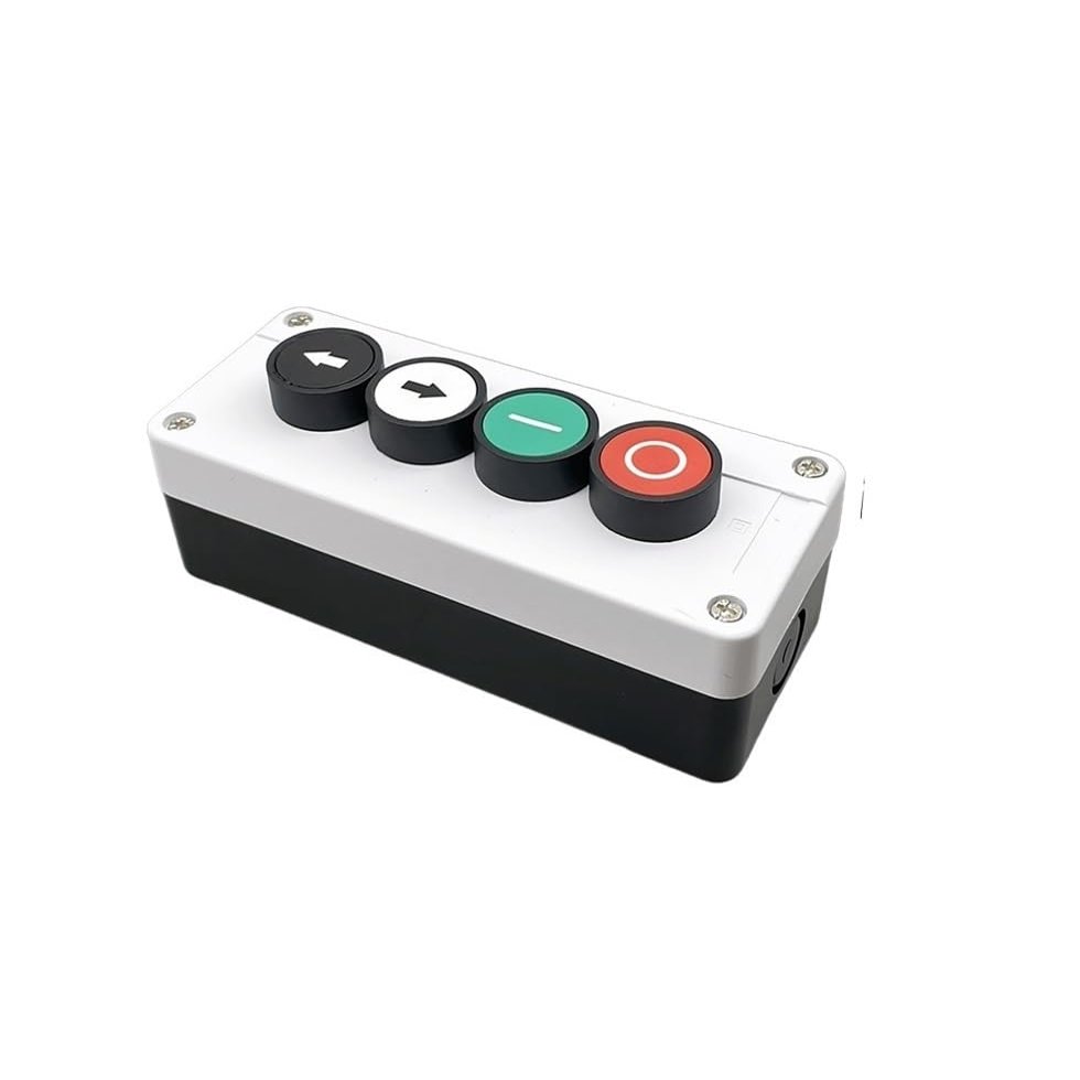 Start/Stop Self-Latching Push-Button Switch, Emergency-Stop Industrial Handheld Control Box with Arrow Symbol IDGTTLDF (Four Up/Down Start/Stop)