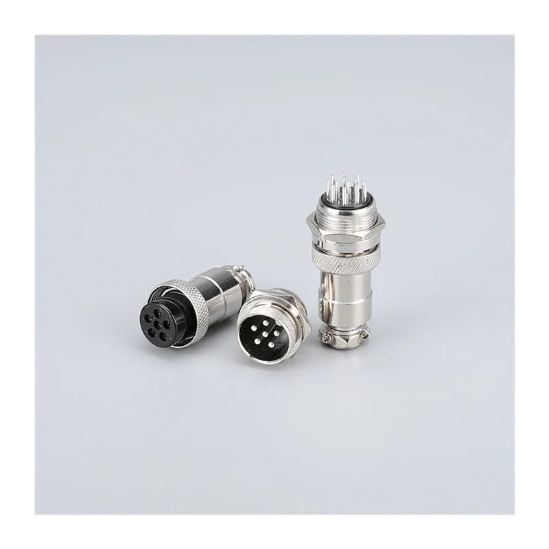 5/10/100-Set GX12 GX16 GX20 2–15-Pin Male & Female Docking Aviation Circular Connector, IDGTTLDF (GX20, 10 Sets, Male/Female, 14-Pin)