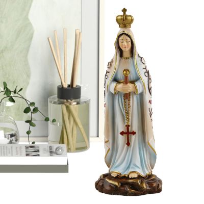 Virgin Mary Statue, Resin Home and Garden Decoration