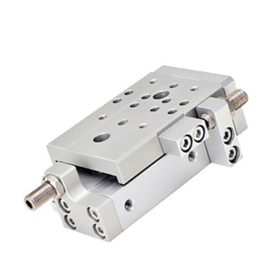 XFMZFUBD HLQ Series Air Cylinder, 16 mm Bore, HLQ16 Compact Slide Cylinder with Linear Ball Bearing and Magnet -S