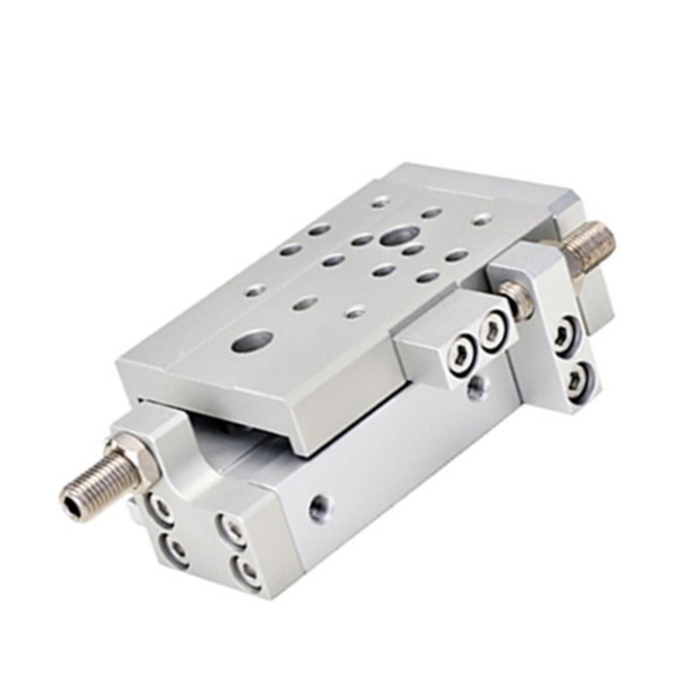 XFMZFUBD HLQ Series Air Cylinder, 16 mm Bore, HLQ16 Compact Slide Cylinder with Linear Ball Bearing and Magnet -S