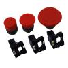 1-Piece Red Mushroom Emergency Stop Push Button Switch, XB2-ES542/XB2-ES442/XB2-ES642, 22 mm, NC, 600 V, 10 A view 3