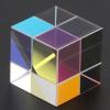 Bognajin Six-Sided Light-Combining Cube Prism, Optical Glass Prism for Teaching, Photography and Decoration, K9 Glass, 2 x 2 x 2 cm view 2