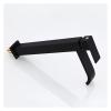 Square Black Metal Waterfall Bathroom Sink Faucet for Tall Basins view 3