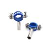 REIUAFWYGV 304 Stainless Steel Welded Tube Pipe Clamp with Rubber Pad, 38 mm view 1